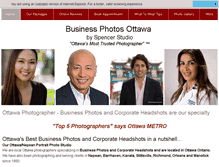 Tablet Screenshot of businessphotosottawa.com